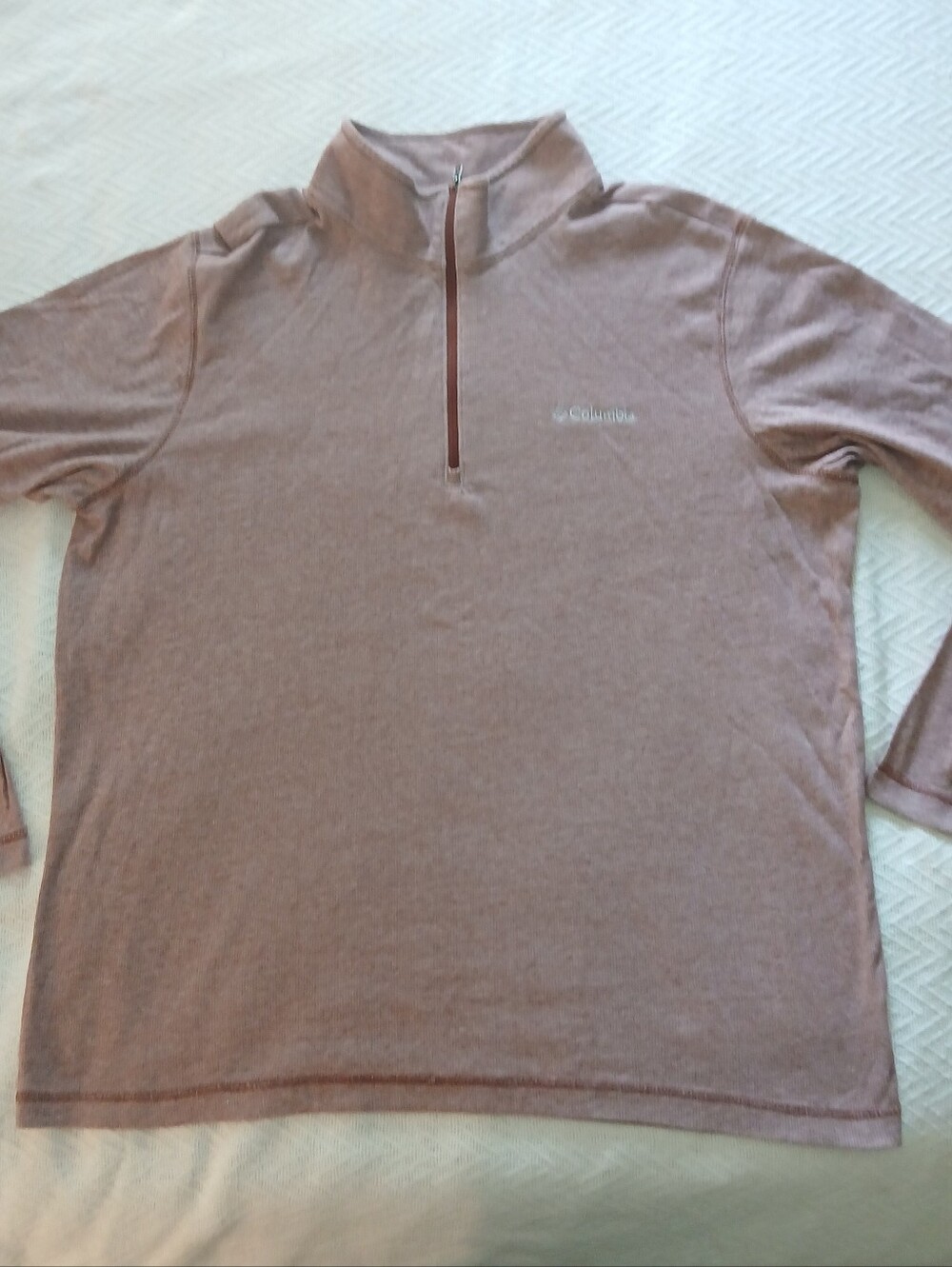 Sz.L Mens Columbia Great Hart Mountain III Half Zip Shirt